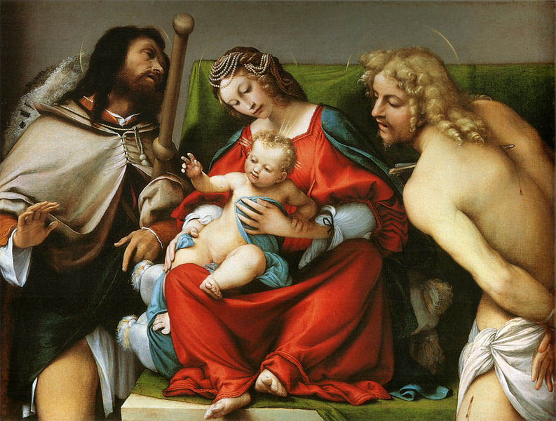 Madonna mit Hl. Rochus und Hl. Sebastian